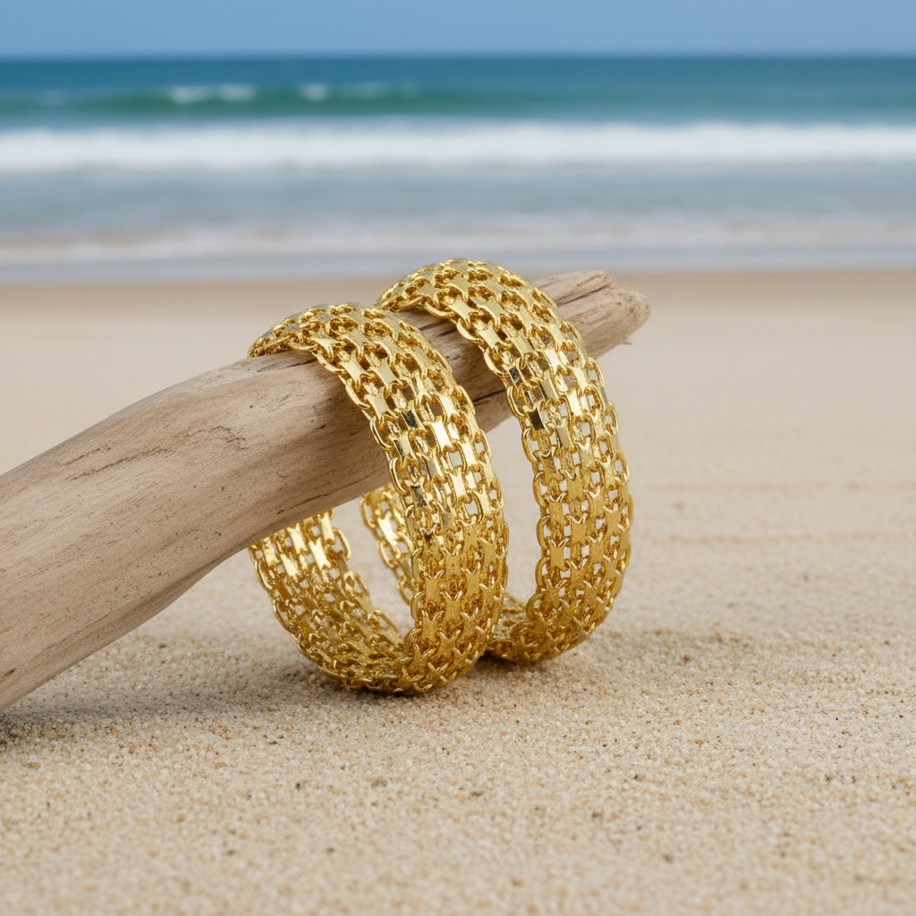 Women's Vintage Classic Woven 18K Gold-Plated Bracelet